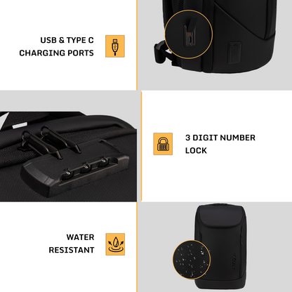 Spark 30L Black Laptop Backpack