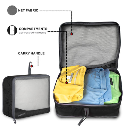 Organizy Medium Black Travel Packing Cube
