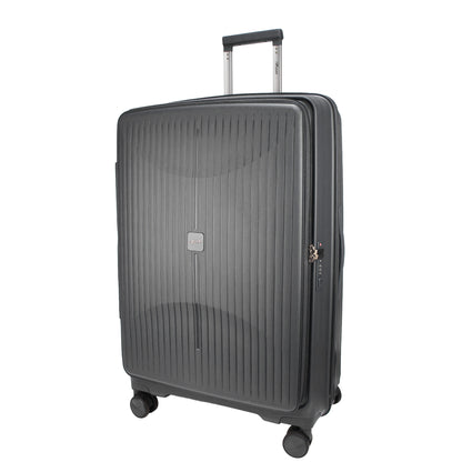 Myton Large Front Opening Dark Grey Check-in Strolley
