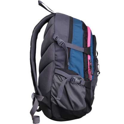 Defender 41L Navy Blue Pink Rucksack