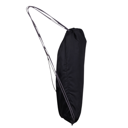 String 13L Black Drawstring Bag