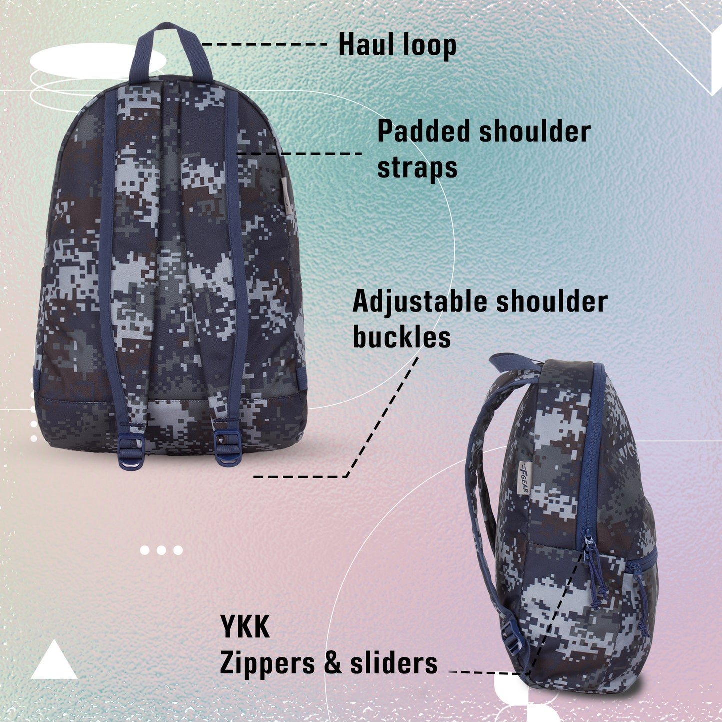 Ferris 7L Marpat Navy Backpack