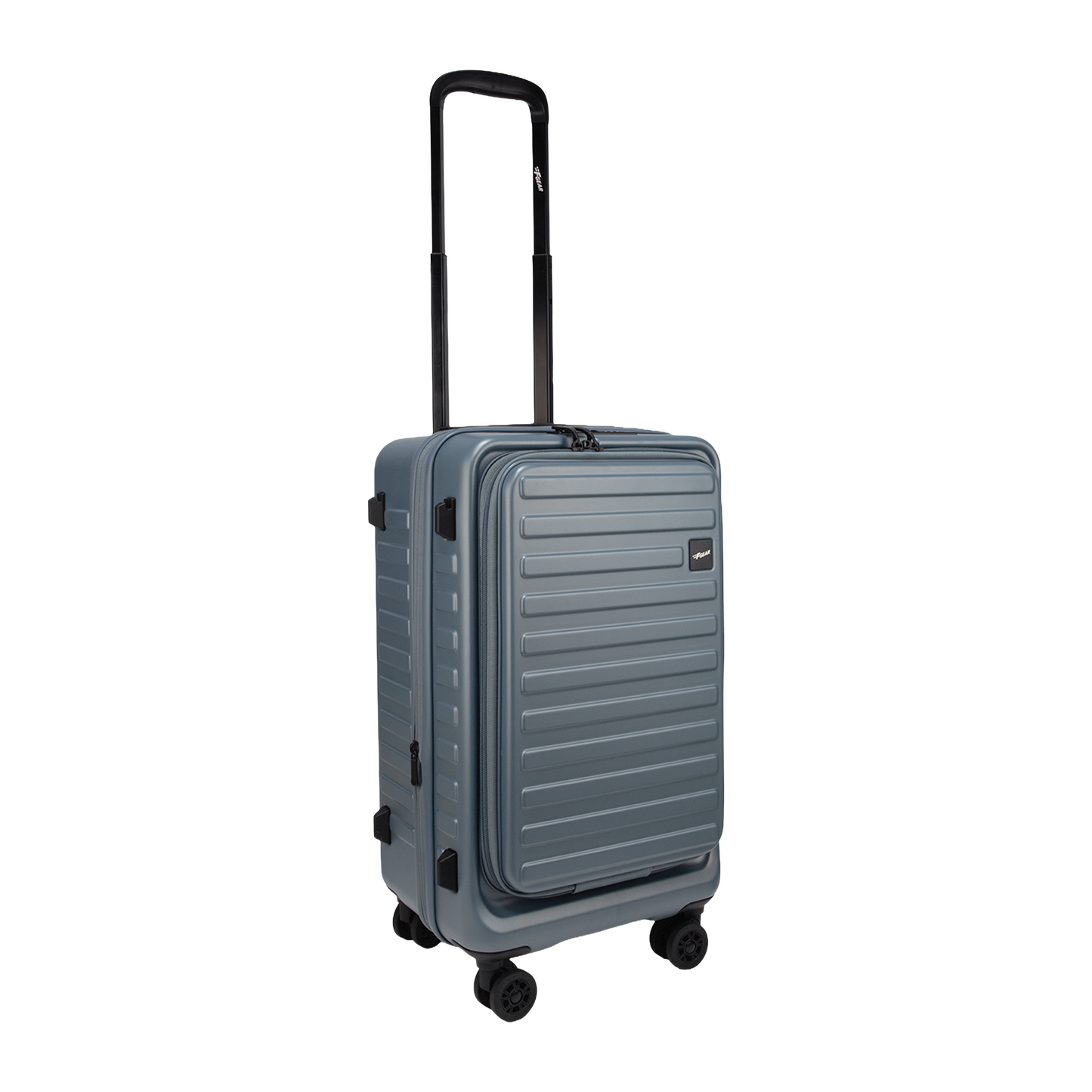 Windsor Stone Blue 56 cms Small Front Opening Trunk-Style Cabin Strolley with Laptop Sleeve & Expander
