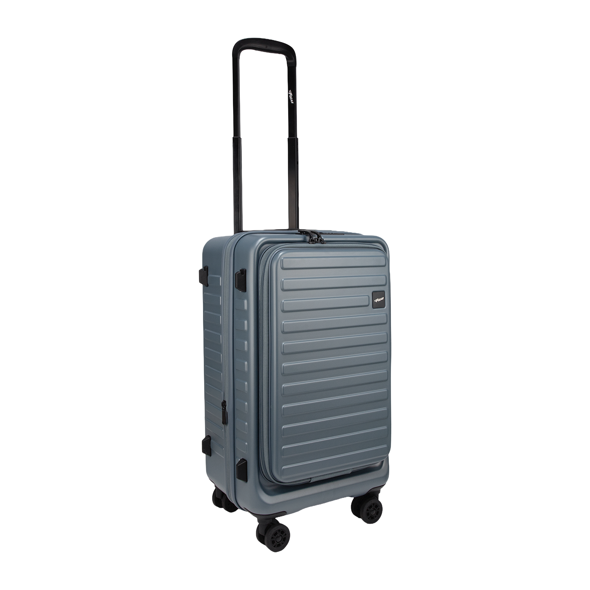 Windsor Stone Blue 56 cms Small Front Opening Trunk-Style Cabin Strolley with Laptop & Tablet Sleeves & Expander