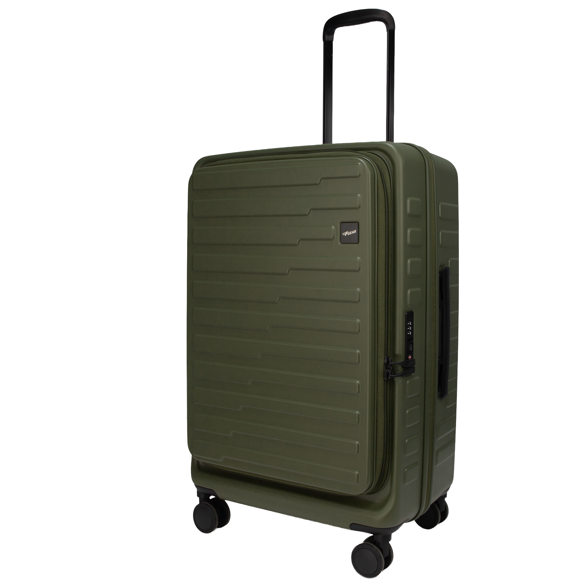 Sedona Medium Army Green 67 cms Front-Opening Strolley