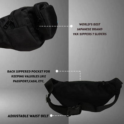 Miles Guc Black Waist Bag