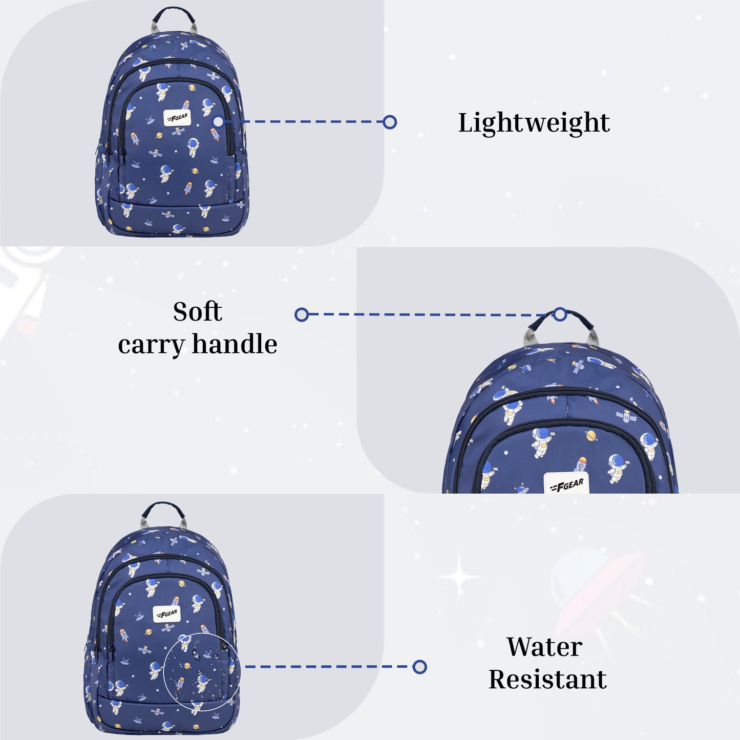 Cosmo Astronaut 23L School Backpack