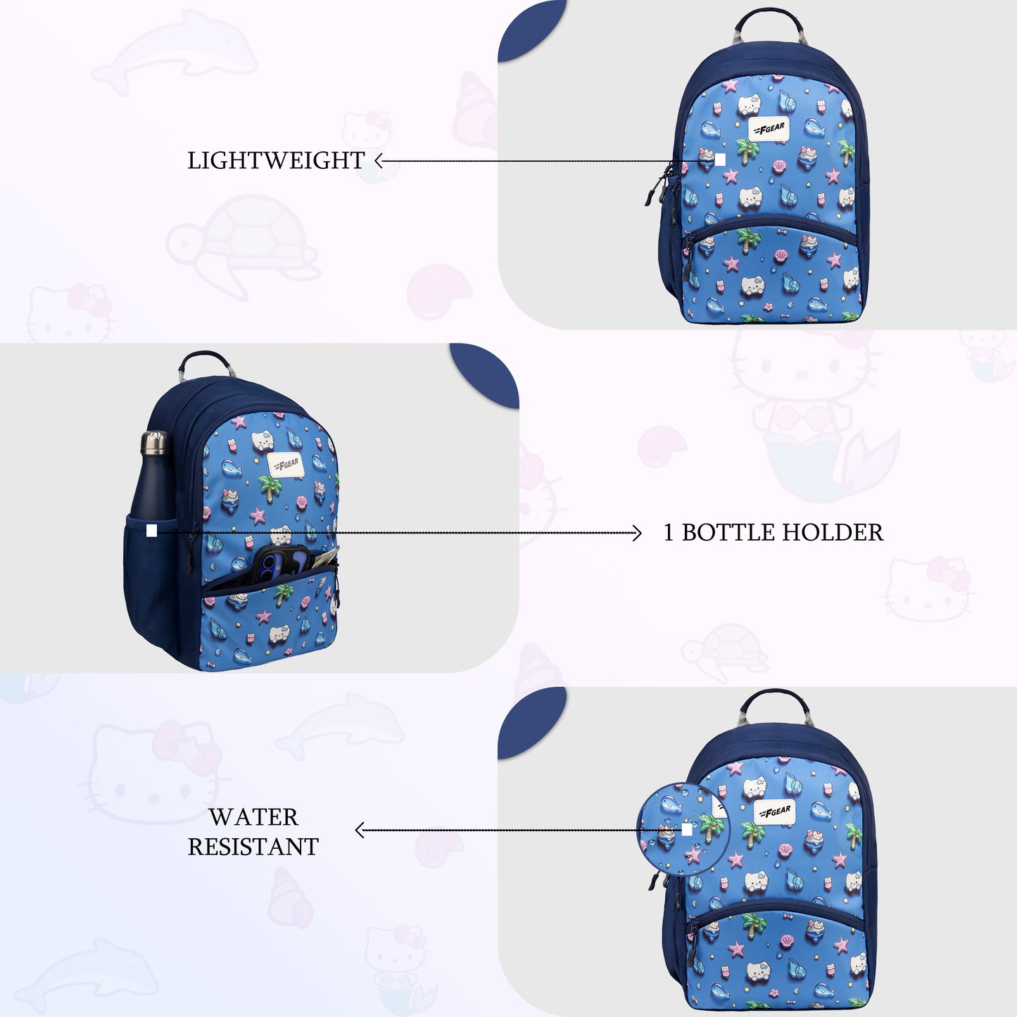 Brio M 15L Ocean Pop Blue Backpack