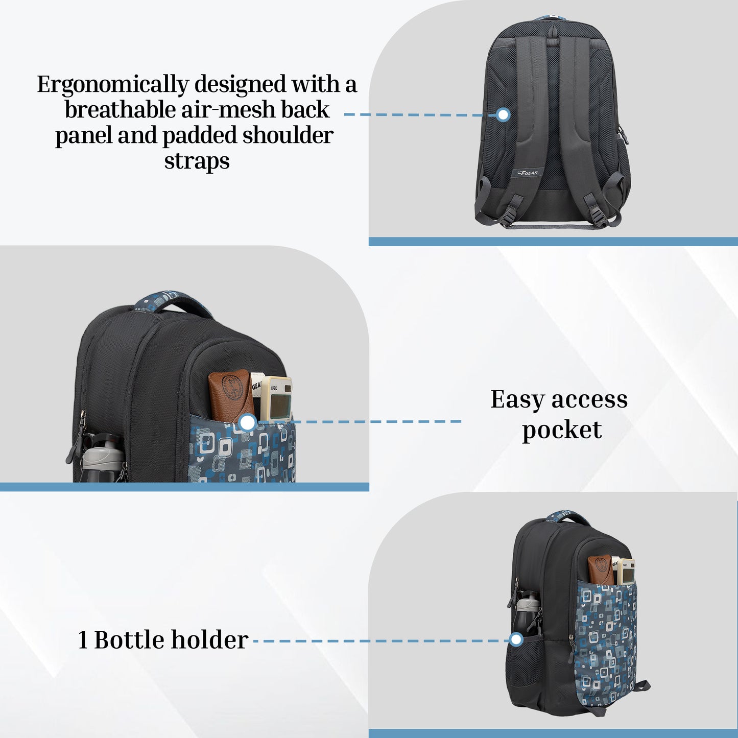 Ryto 35L Grey Backpack
