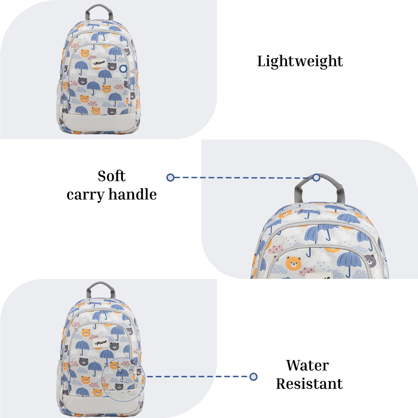 Cosmo Teddy 23L School Backpack