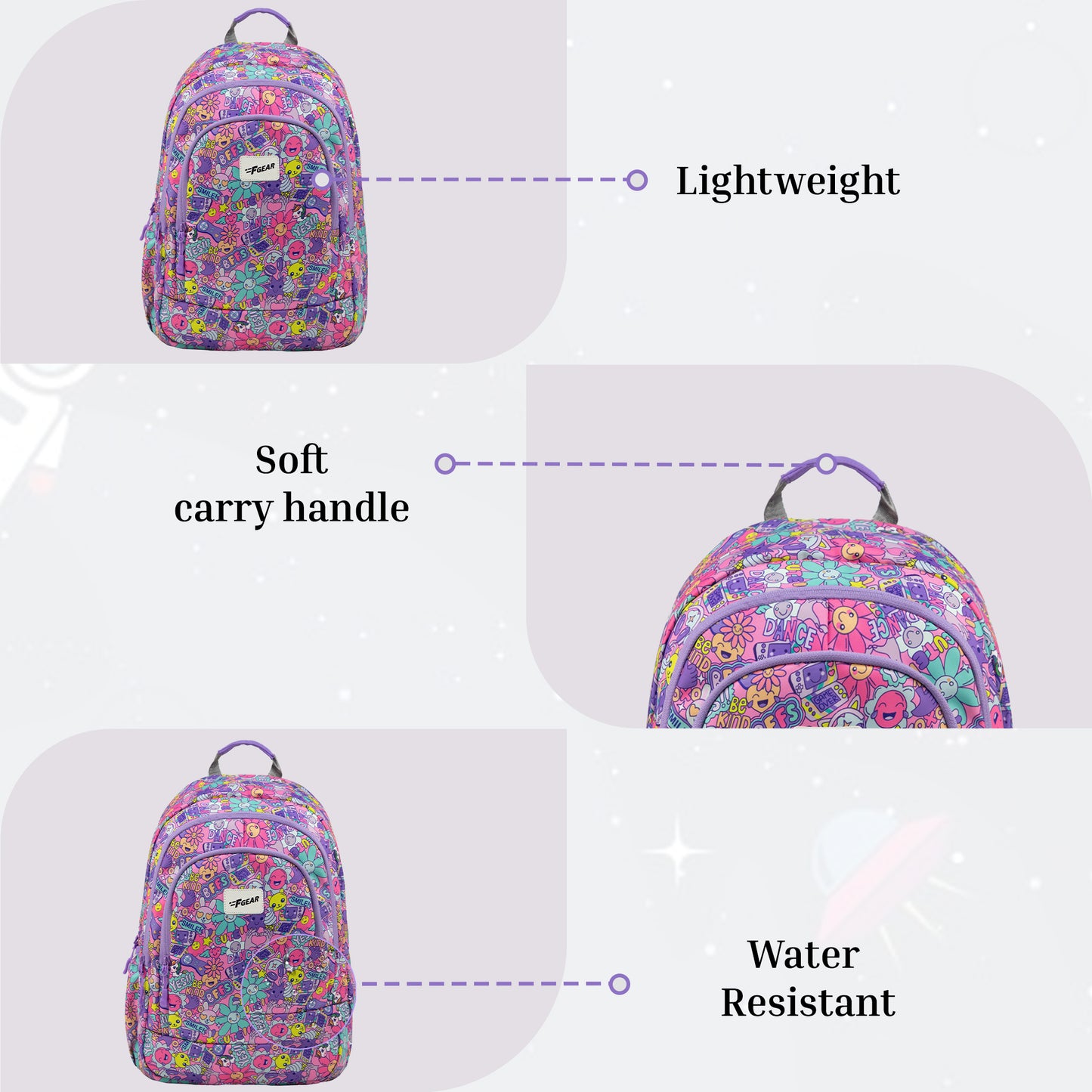 Cosmo Smile 23L School Backpack
