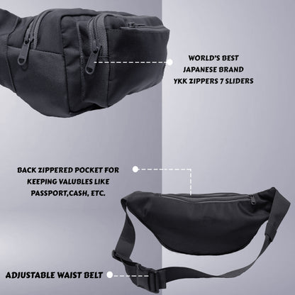 Miles Guc Grey Waist Bag