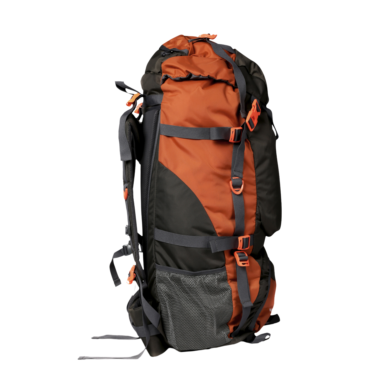 Hunter 75L Grey Orange Rucksack with Raincover