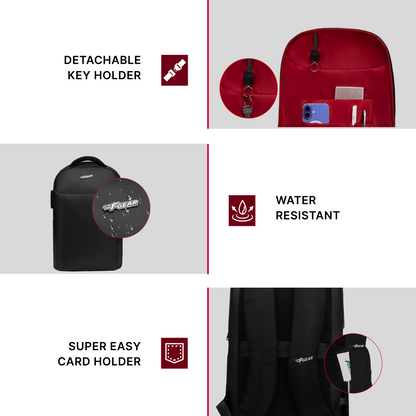 Kaneki 30L Black Laptop Backpack