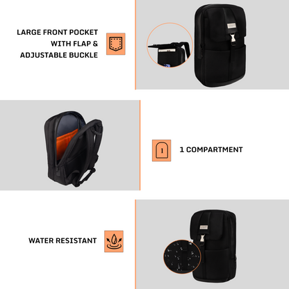 Rogue 21L Black Laptop Backpack