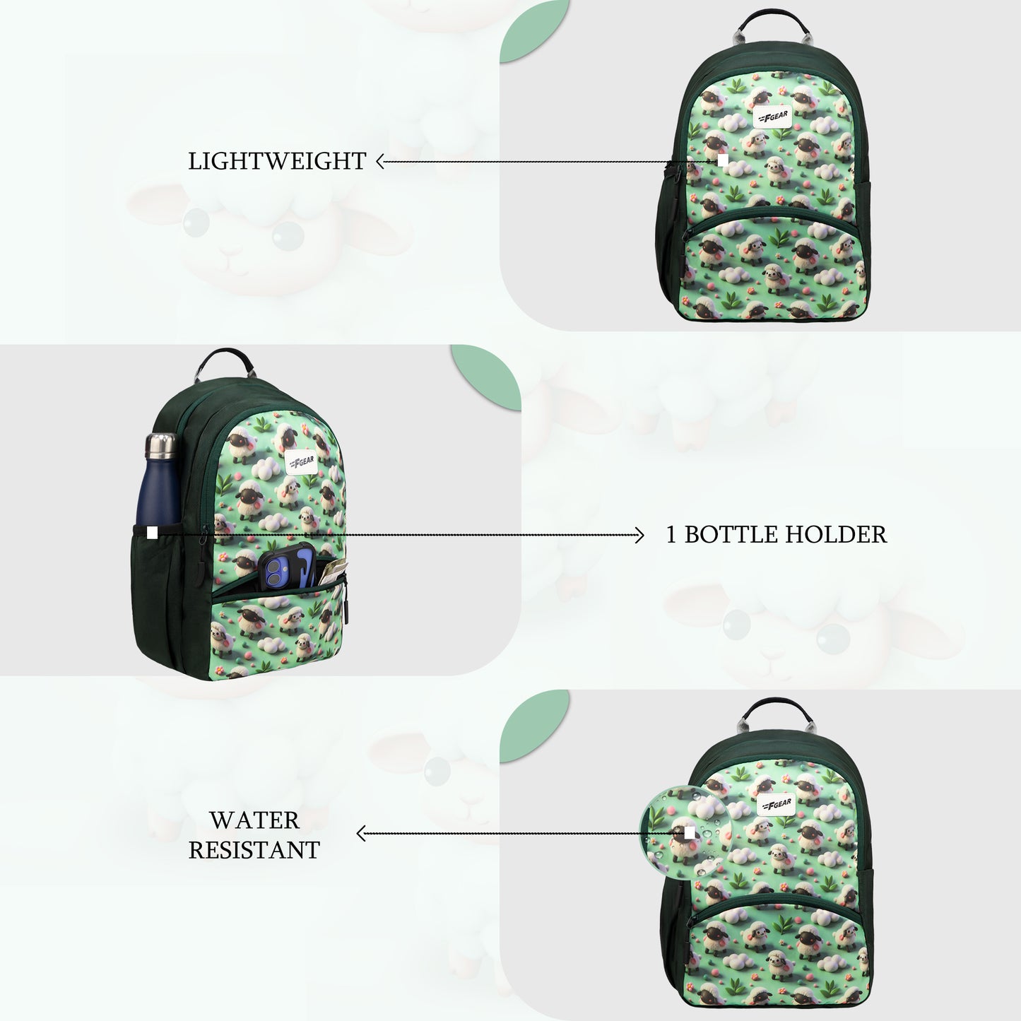 Brio M 15L Shaun Spruce Backpack