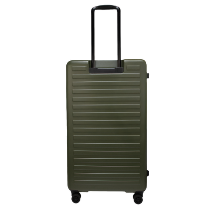 Windsor Army Green 76 cms Large Front Opening Trunk-Style Check-in Strolley with Expander