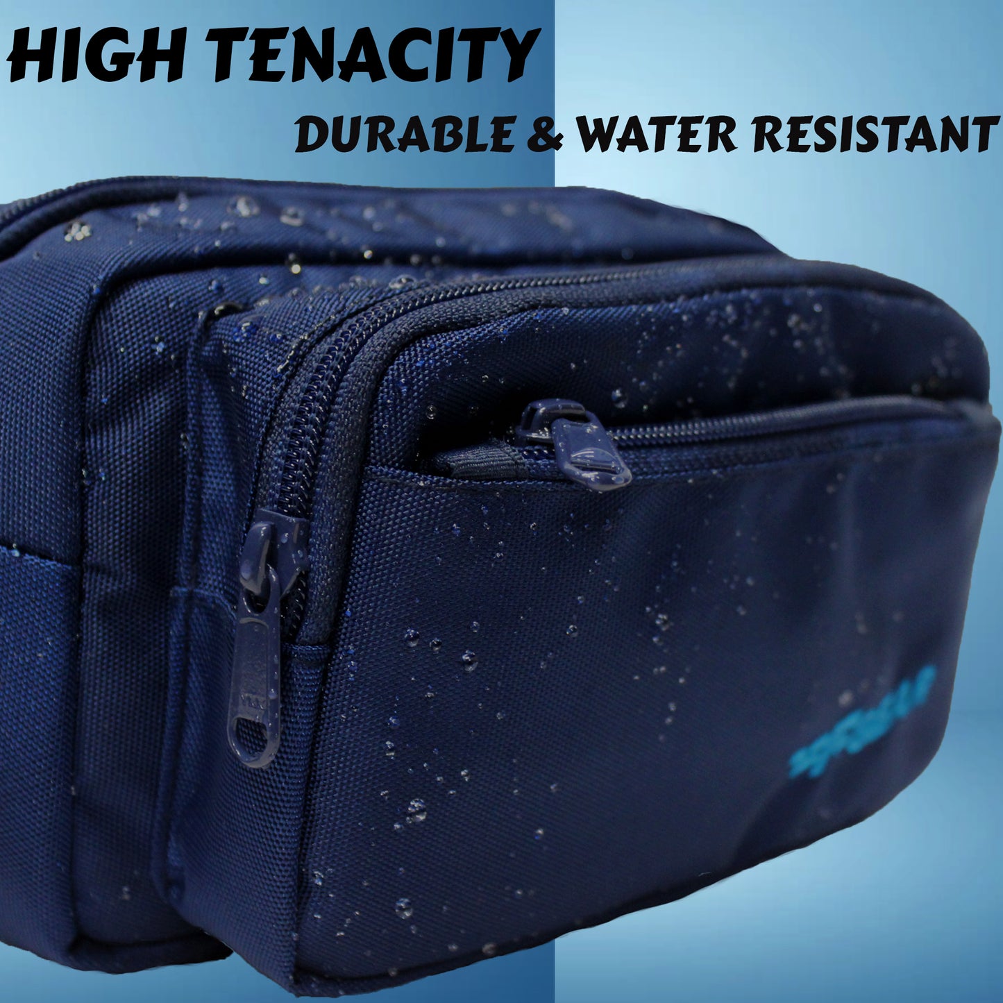 Miles Guc Navy Blue Waist Bag