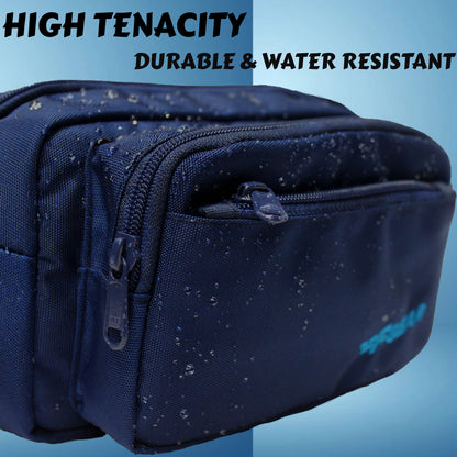 Miles Guc Navy Blue Waist Bag