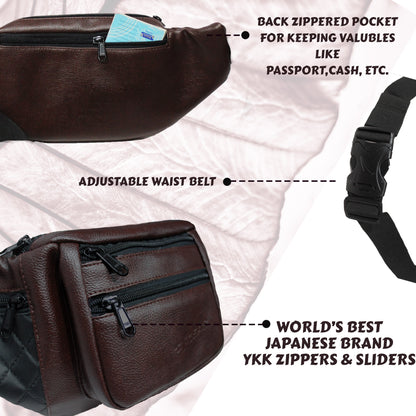 Czar Brown Waist Bag