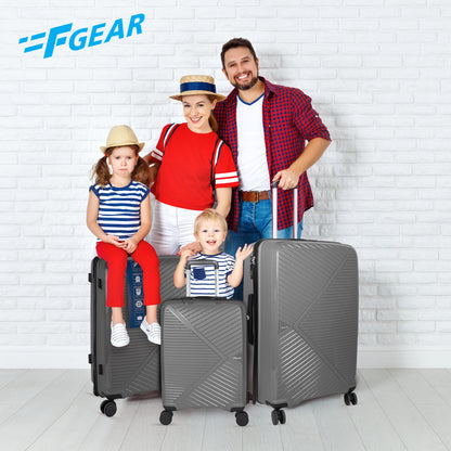 Eagle PP03 Grey Suitcase Set of 3