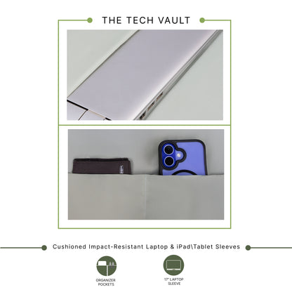 Tavero 15L Green Laptop Backpack