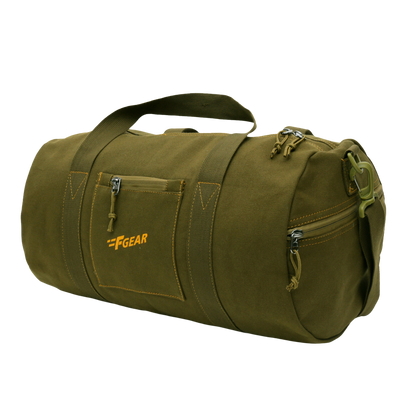 Army 30L Canvas Olive Gym Bag