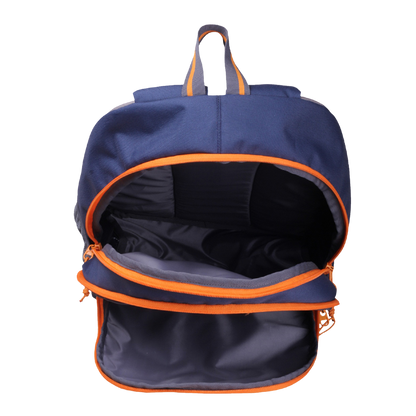 Castle 22L Navy Blue Orange Backpack