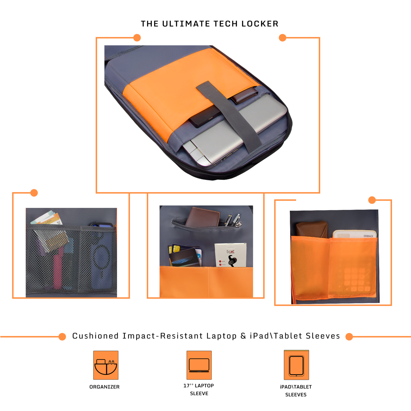 Shadow 25L Black Laptop Backpack