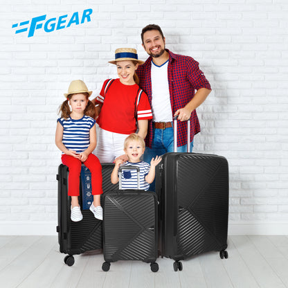 Eagle PP03 Black Suitcase Set of 3