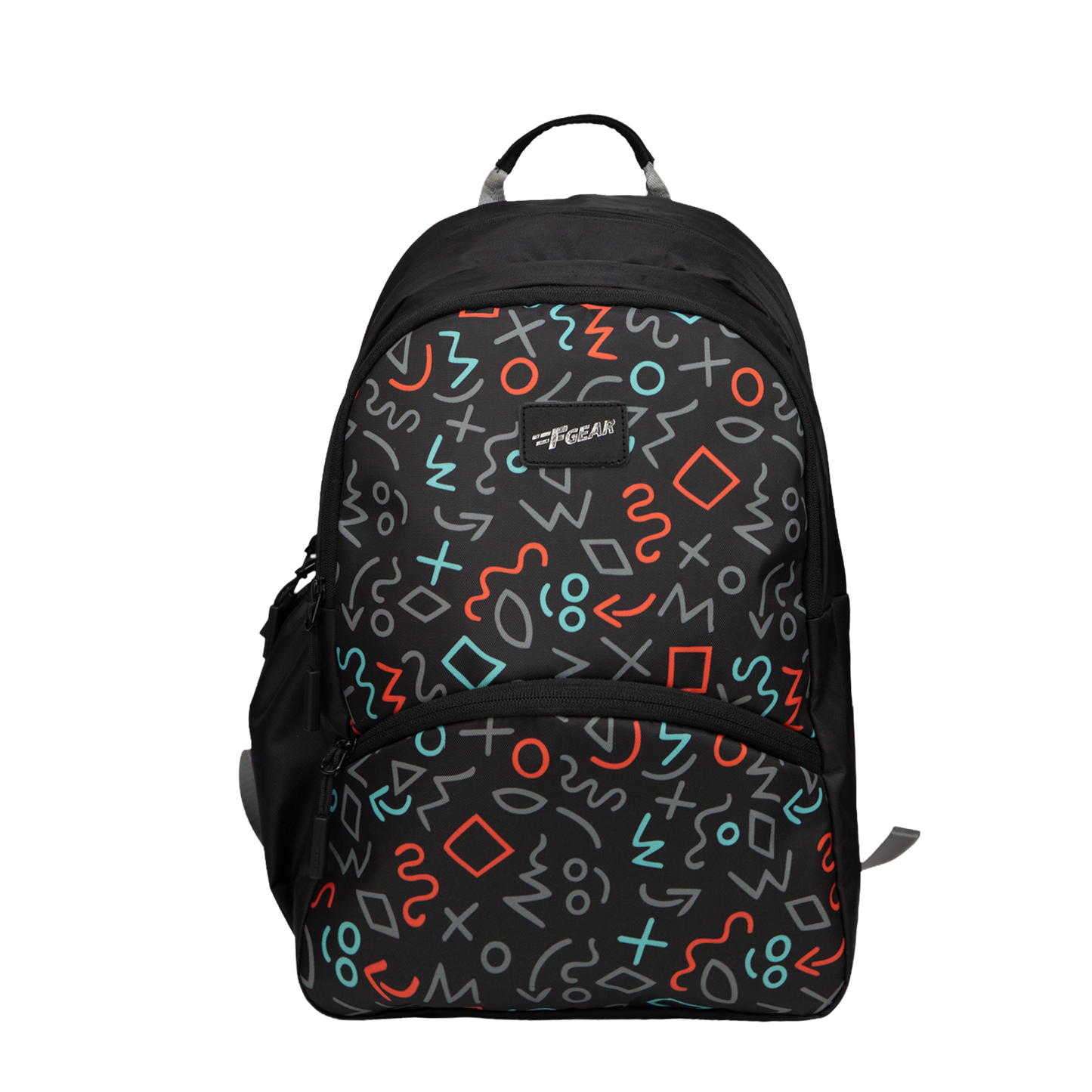 Brio L  17L Scrawls Black Backpack