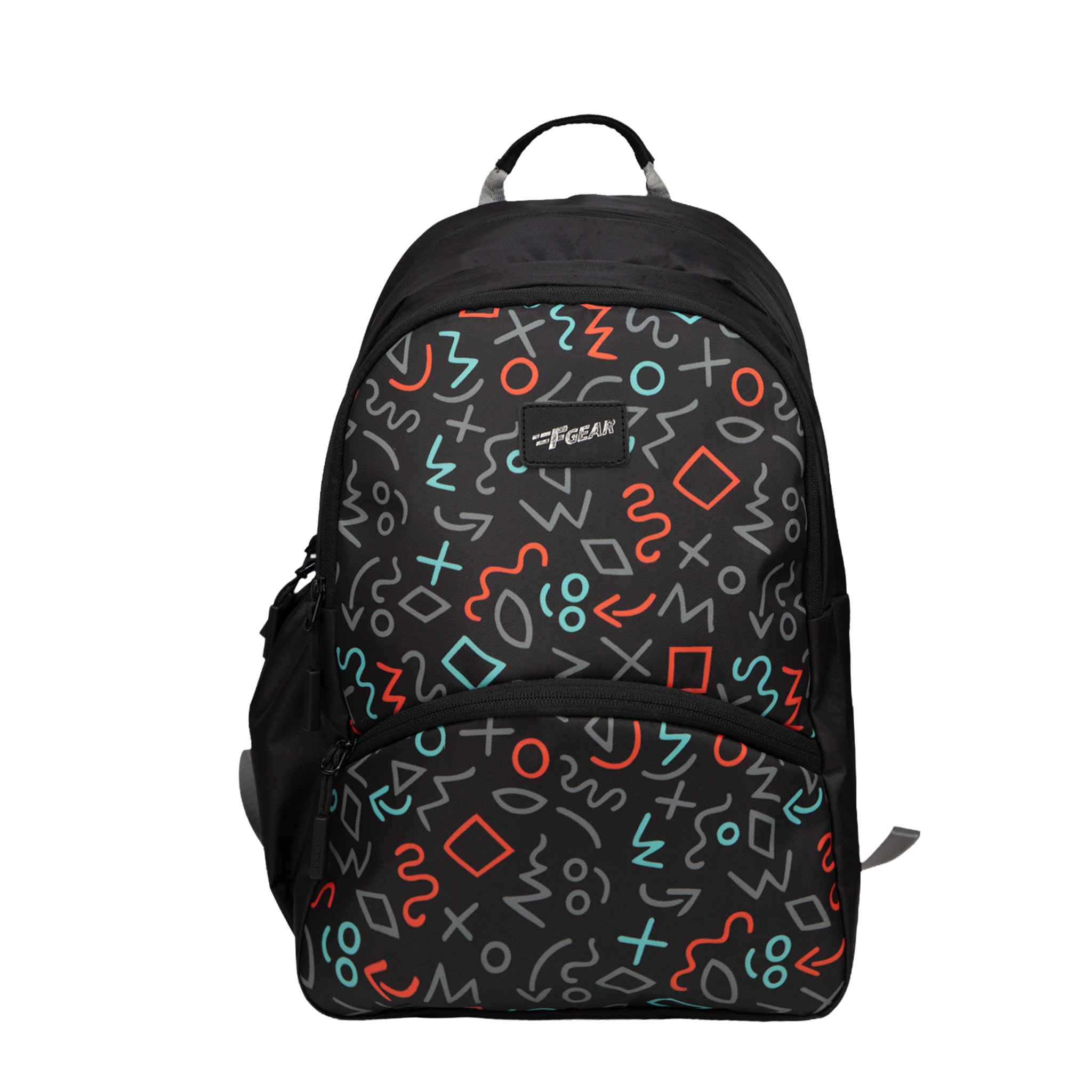 Brio L  17L Scrawls Black Backpack