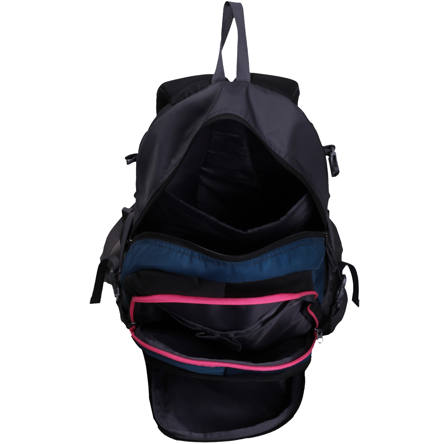 Defender 41L Navy Blue Pink Rucksack