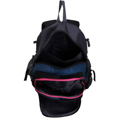 Defender 41L Navy Blue Pink Rucksack