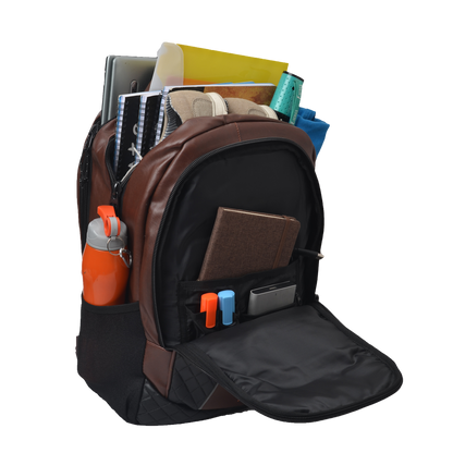 Carlton V2 27L Brown Laptop Backpack