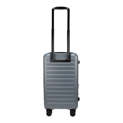 Windsor Stone Blue 56 cms Small Front Opening Trunk-Style Cabin Strolley with Laptop Sleeve & Expander