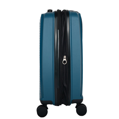 Goliath 20" Peacock Blue Expandable Cabin (Small) Suitcase