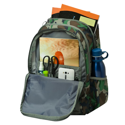 F Gear Raider 30 L Woodland A Camo Backpack with Rain Cover