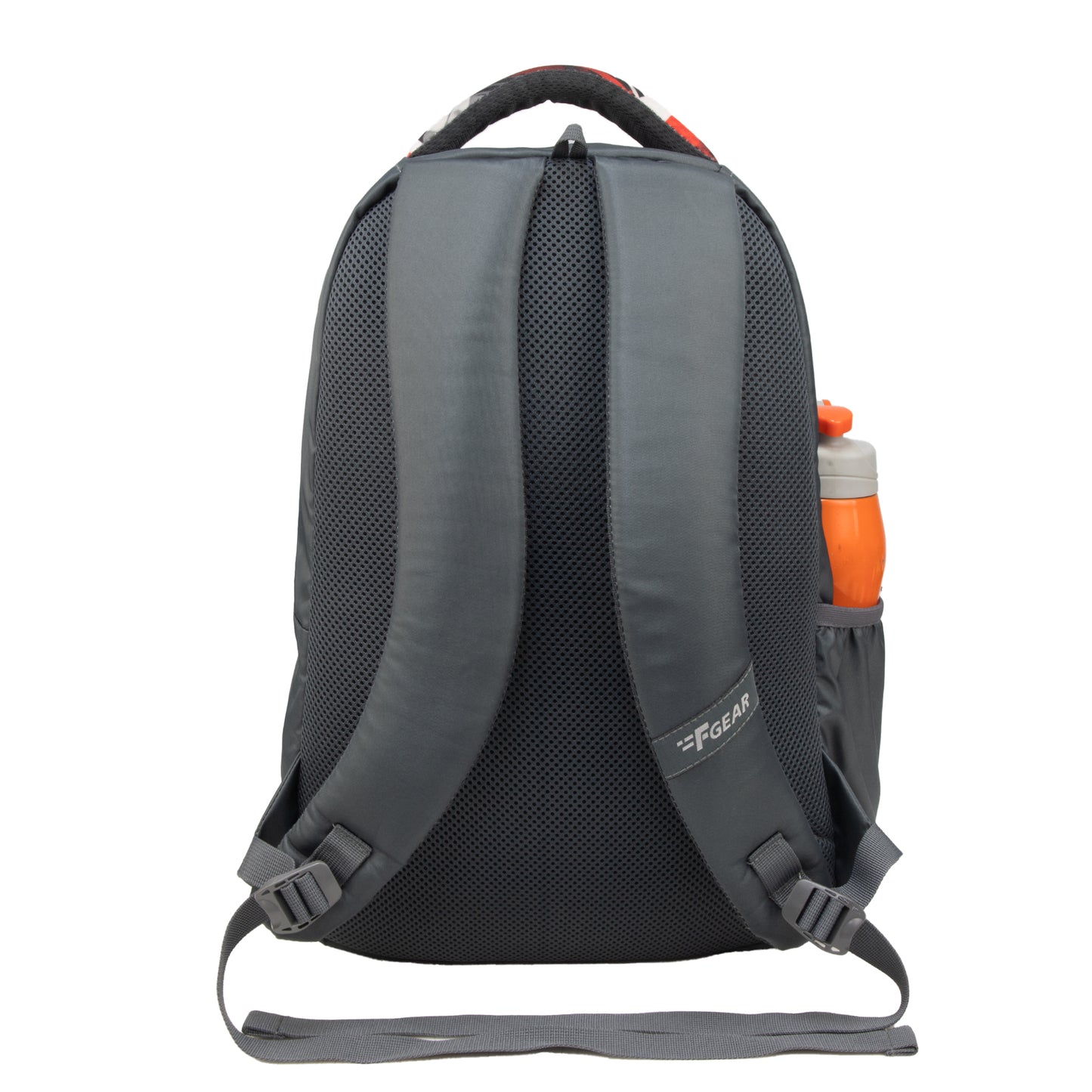 Panya 21L Grey Geometric Black Red Backpack