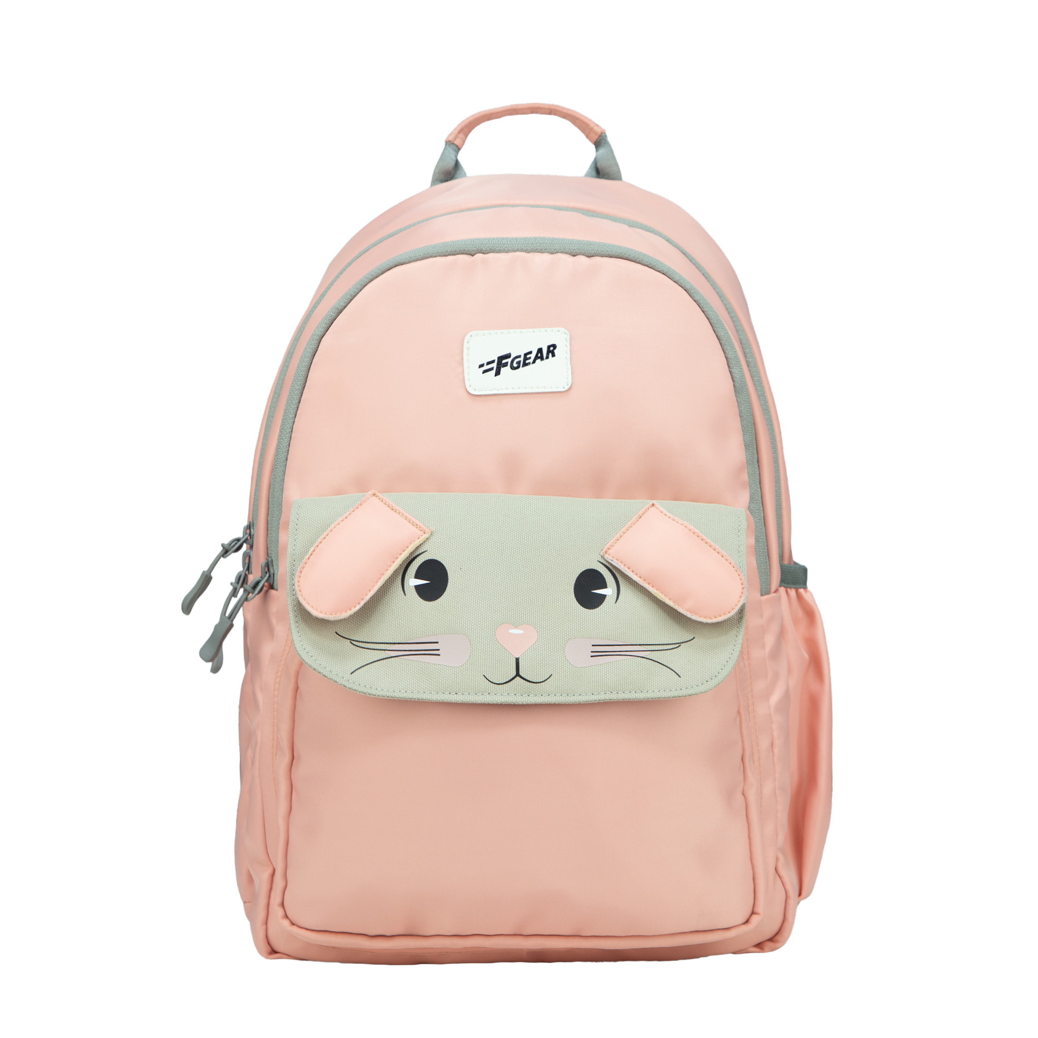 Bunny Blushing Peach 22L School Backpack|Premium & Soft Touch|Unisex Kids School Bag