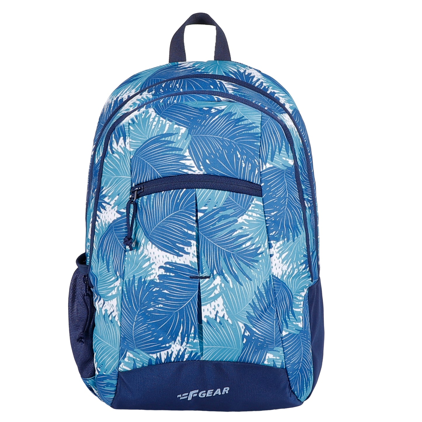 Ellis 17L Ferns Aqua Navy Blue Backpack