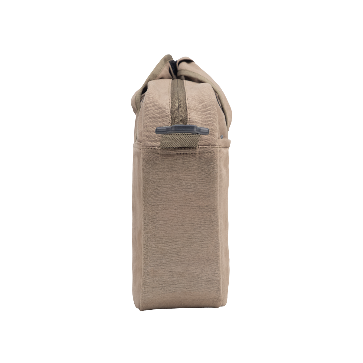Alta Canvas Dark Beige Laptop Messenger Bag