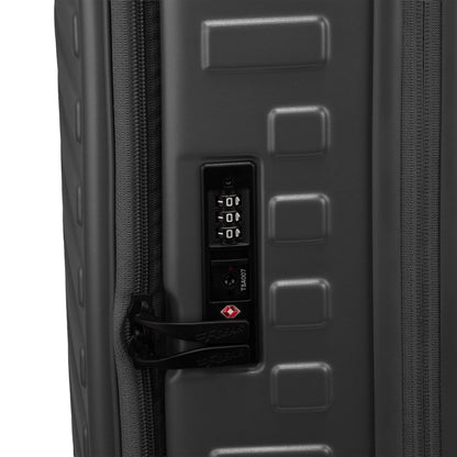 Windsor Steel Grey 56 cms Small Front Opening Trunk-Style Cabin Strolley with Laptop Sleeve & Expander