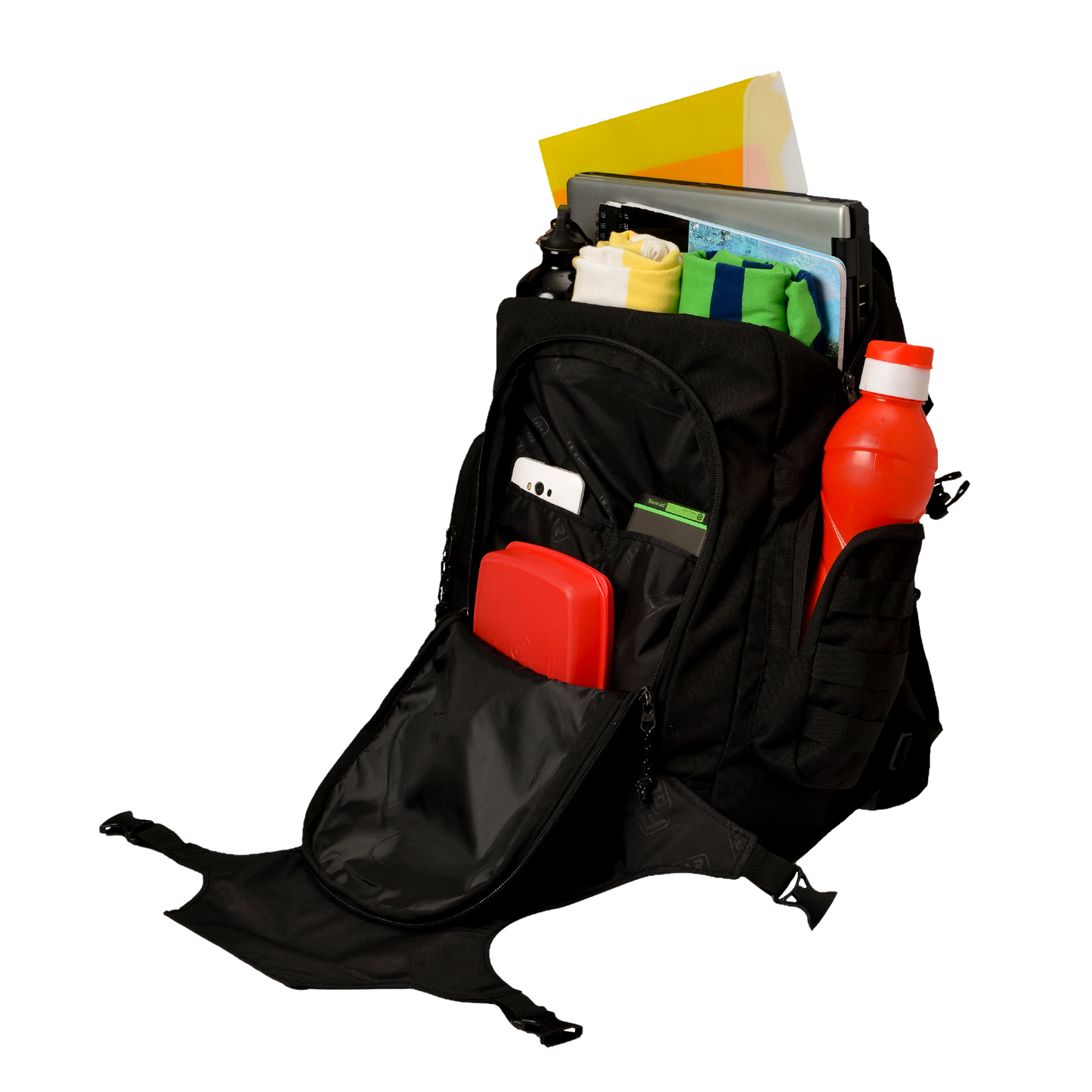 Military Ambush 32L Black Rucksack