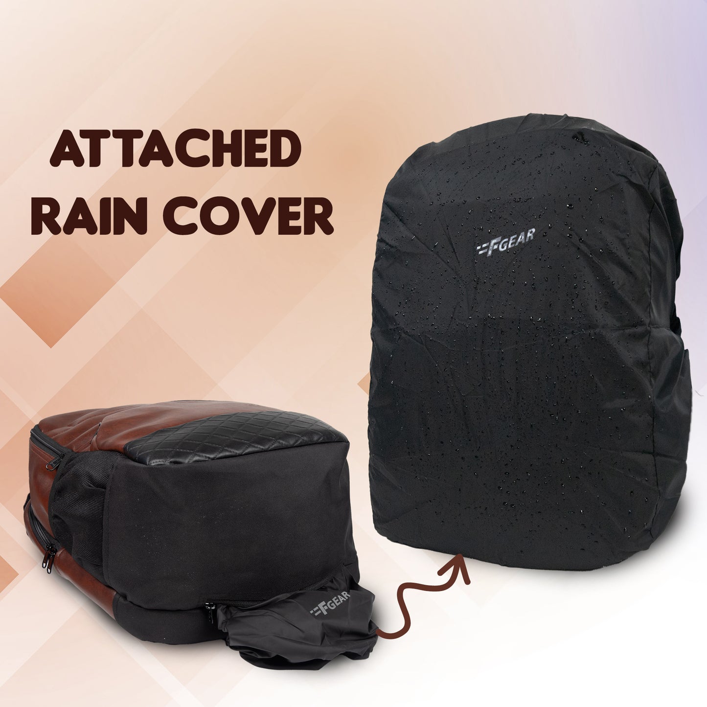 Luxur V2 27L Brown Laptop Backpack