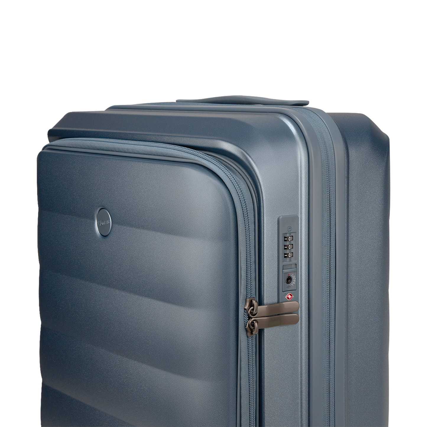 Valencia Small Pearl Blue 54 cms Front-Opening Cabin Strolley