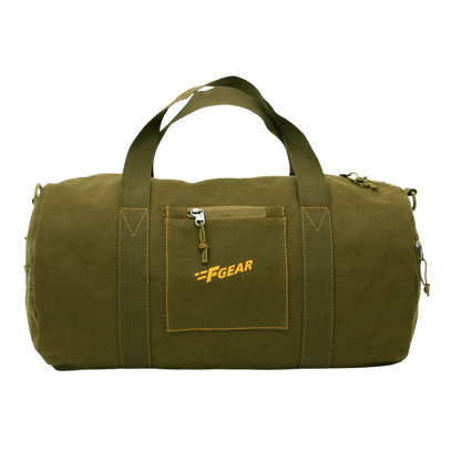 Army 30L Canvas Olive Gym Bag