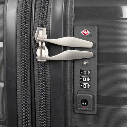 Bastion 20" Dark Grey Expandable Small Carry - On Luggage Suitcase