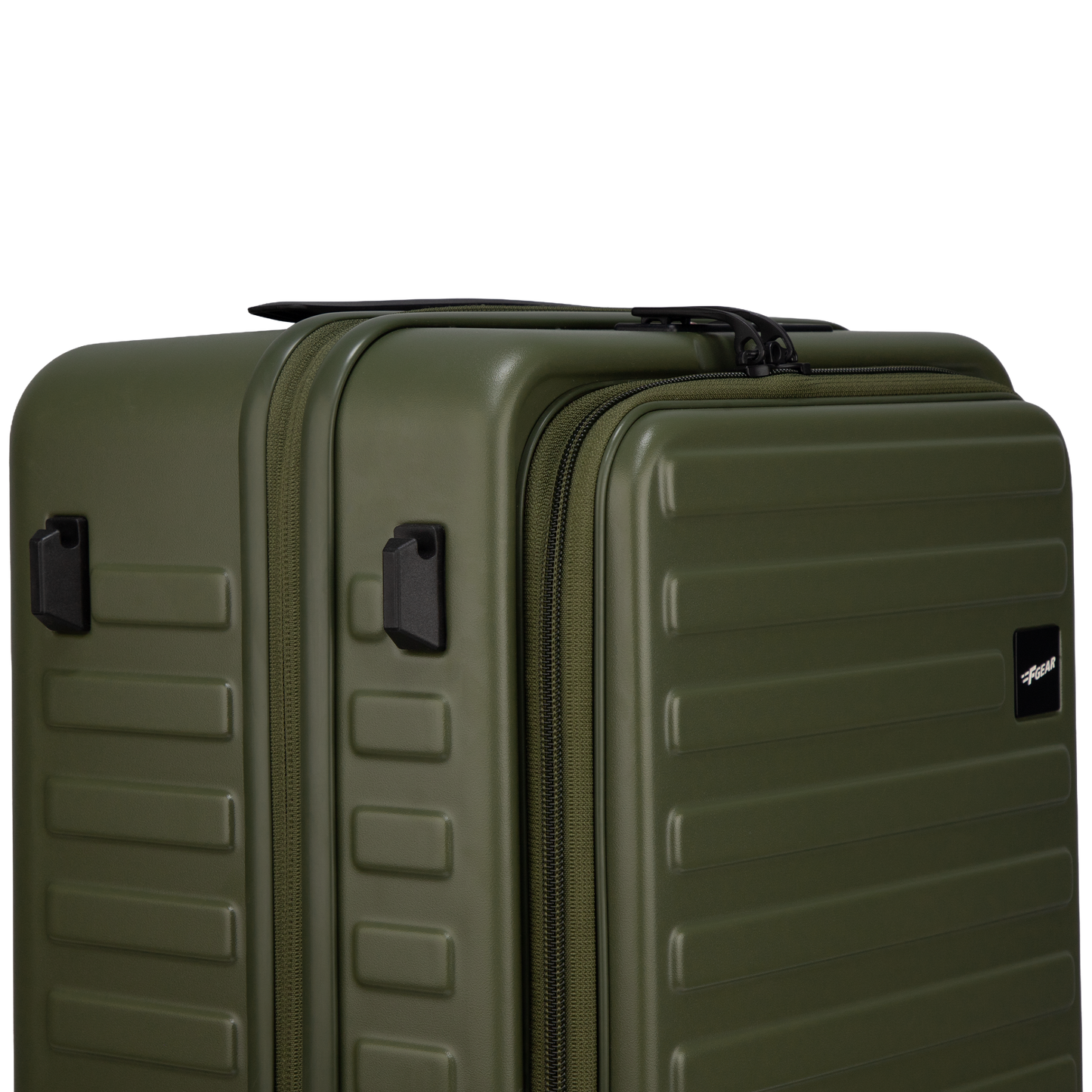 Windsor Army Green 56 cms Small Front Opening Trunk-Style Cabin Strolley with Laptop Sleeve & Expander