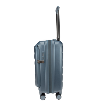 Valencia Small Pearl Blue 54 cms Front-Opening Cabin Strolley